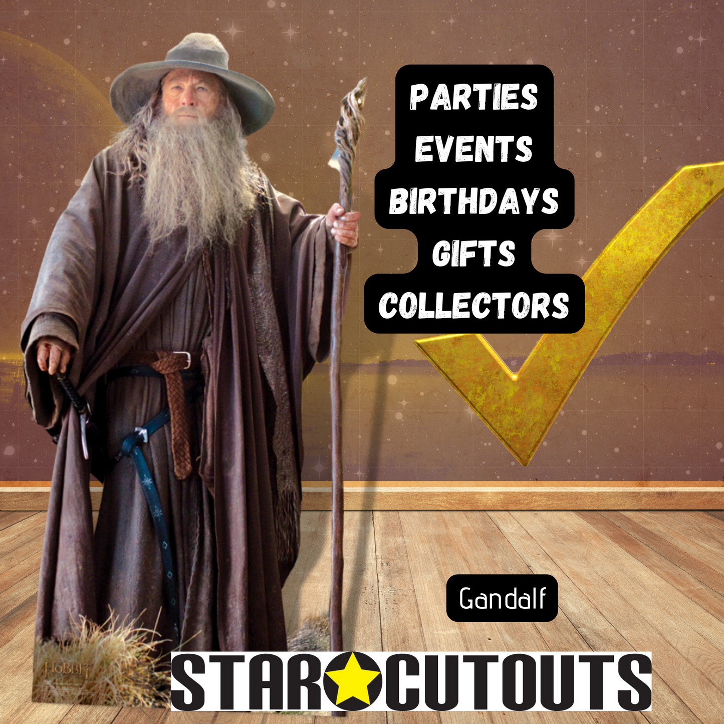 Gandalf The Hobbit Cardboard Cutout Lifesize
