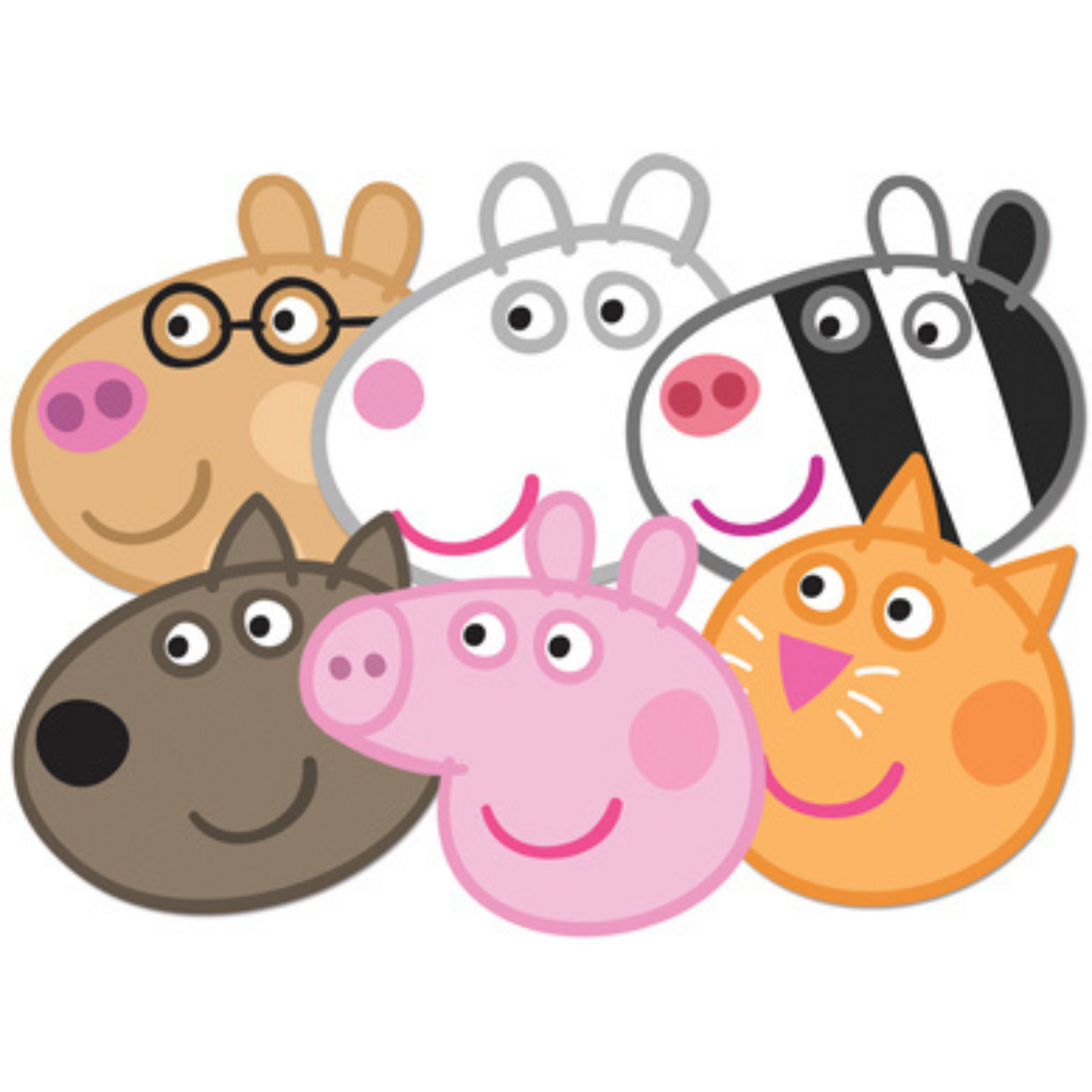 Peppa Pig Six Pack of Masks