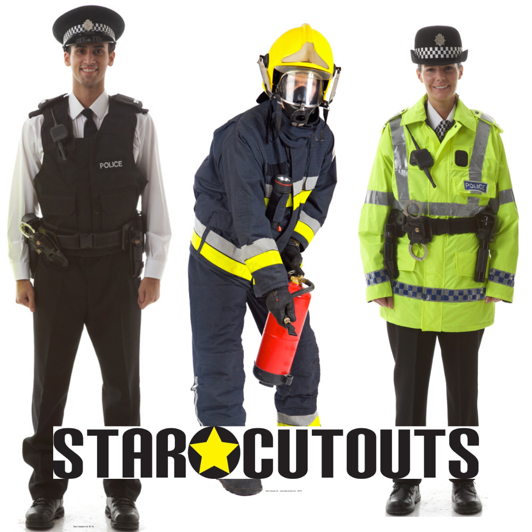 British  Policewoman Cardboard Cutout Lifesize